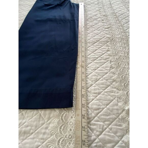 Time and Tru Wide Leg High Waisted Pants with Utility Pockets NWOT Navy Size 6 - Picture 11 of 11